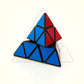 3X3 Pyramid Speed Cube YJ Toys 3X3X3 Speed Cube Triangle Puzzle Magic Cube Puzzle Black Toy for Kids and Adults