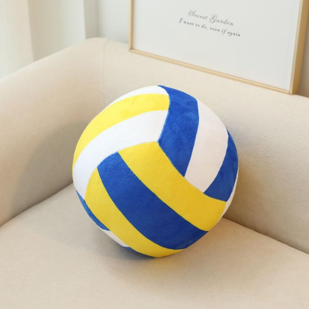 8.6 Inch Plush Football Basketball Pillow,Soft Soccer Ball Stuffed Toys- Sports Pillow Fluffy Soft Throw Pillow Toy,Sport Theme Decor, Stuffed Toy