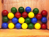 Mega Marbles Set of 24-1" Shooter Marbles Solid Colors (6 of Each Color)