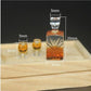 6-Piece 1:12 Scale Dollhouse Miniature Wine and Whiskey Bottle Set, Miniature Accessories Whiskey Wine Bottle Bar Model Convenient and Nice