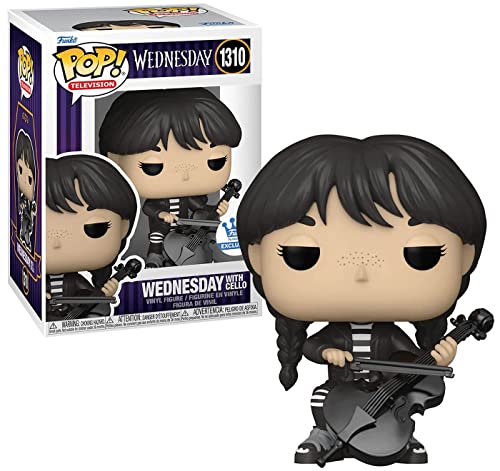 Funko POP Television! Wednesday - Wednesday with Cello (Exclusive) Black
