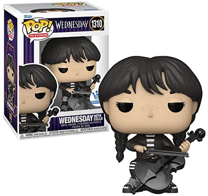 Funko POP Television! Wednesday - Wednesday with Cello (Exclusive) Black