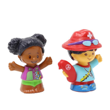 Fisher-Price Replacement Parts for Collectible Little People Swimming Pool Lake Summertime Playset FDG41 - Replacement Figures Asian Lifeguard Steven