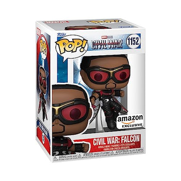 Funko Pop Marvel: Captain America: Civil War Build A Scene - Falcon Figure 10 of 12 - Amazon Exclusive - Collectable Vinyl Figure - Gift Idea
