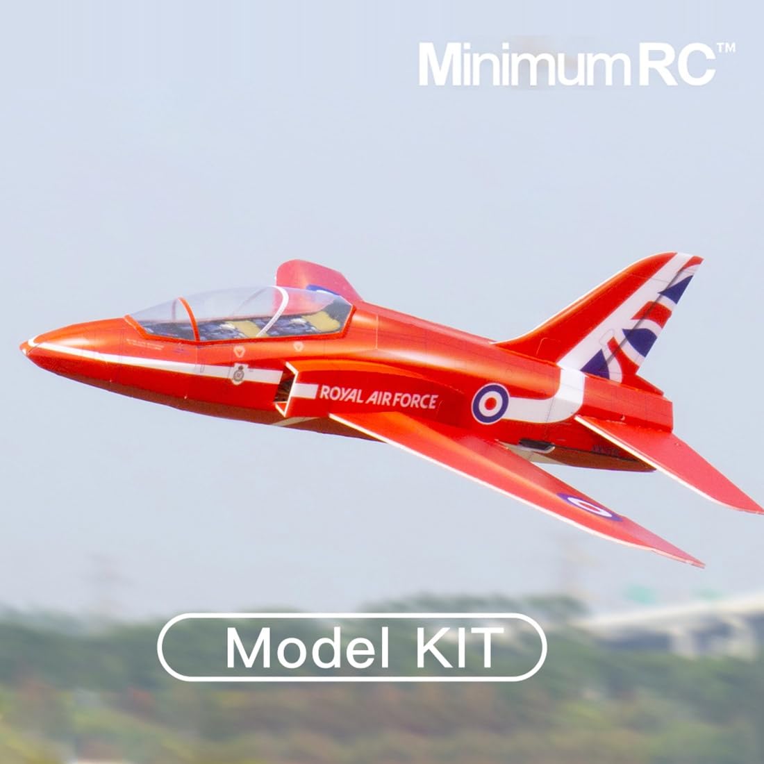 MakerTopia RC Helicopter, F-15 Aircraft RC Red Arrow 2.4G 3 Channel Remote Control Helicopter, Multi-Protocol RC Fan Aircraft Model with MotorRC