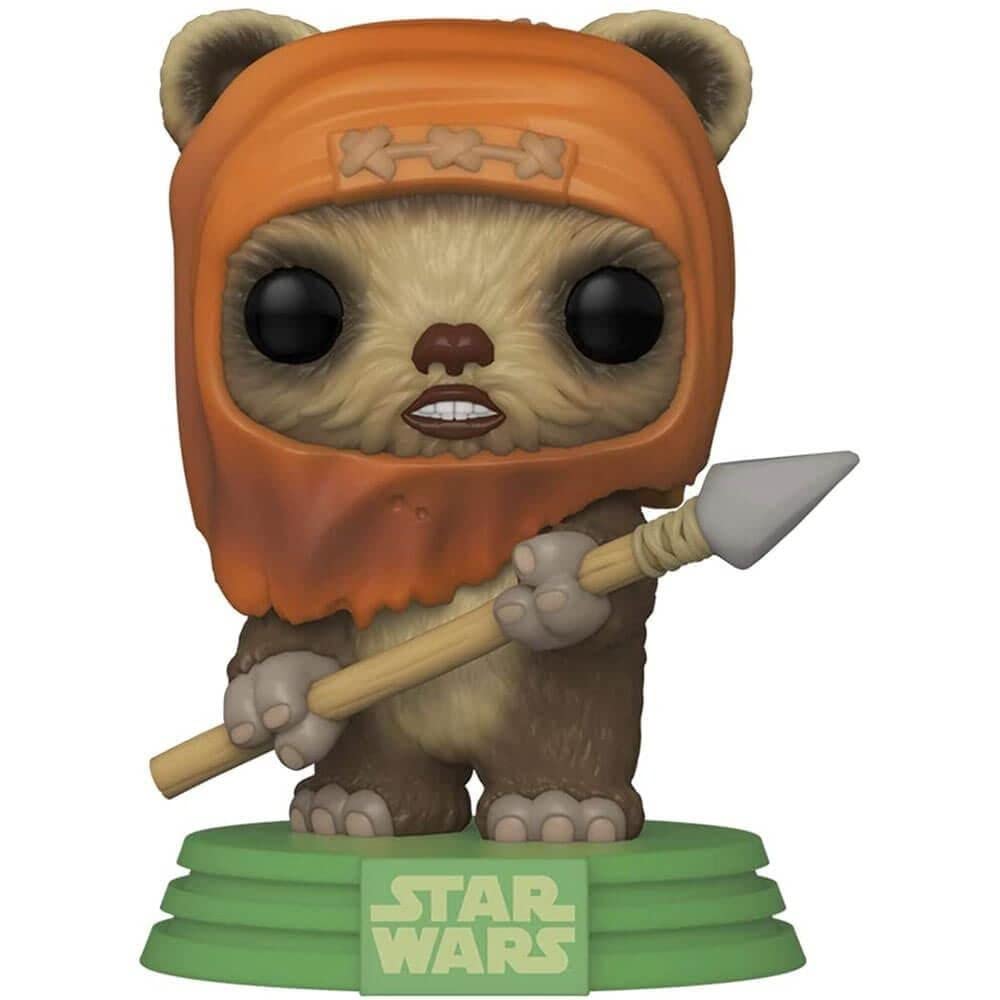 Funko POP Star Wars: Across The Galaxy - Wicket with Pin, Amazon Exclusive,Multicolor