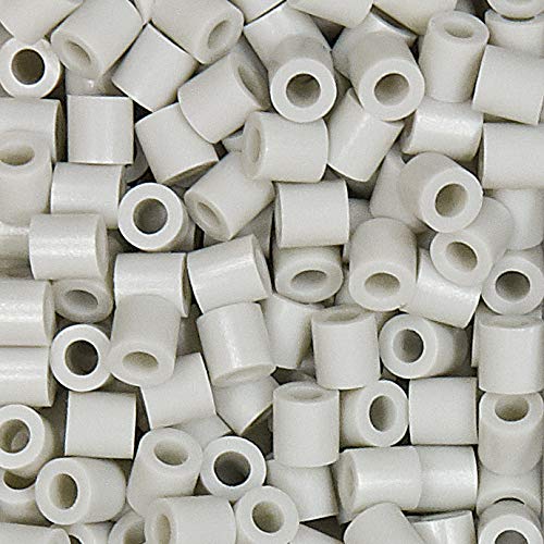 Perler Beads Fuse Beads for Crafts, 1000pcs, Light Gray, Small
