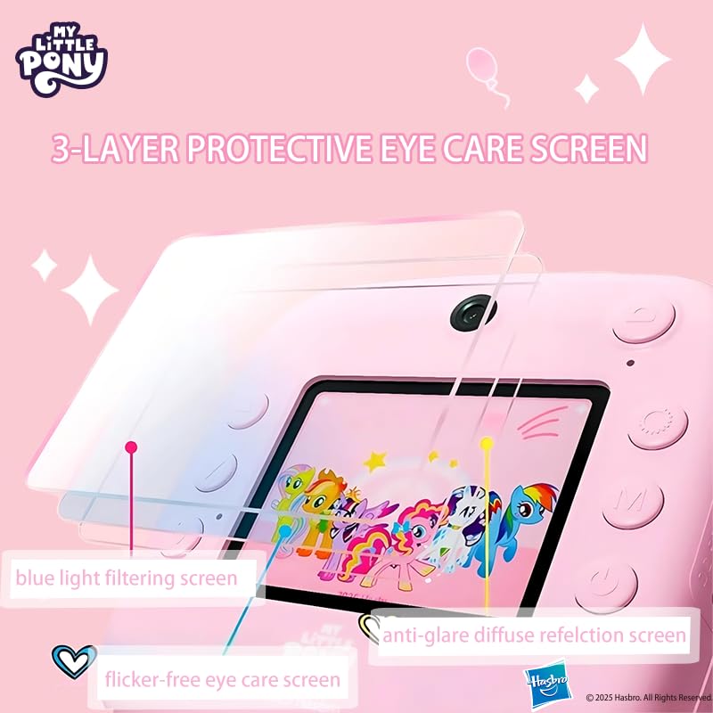 My Little Pony Rainbow Series Children Print Camera, Polaroid Camera for Kids, Instant Print Kids Camera, Digital Toy Camera for 3-12 Year Old