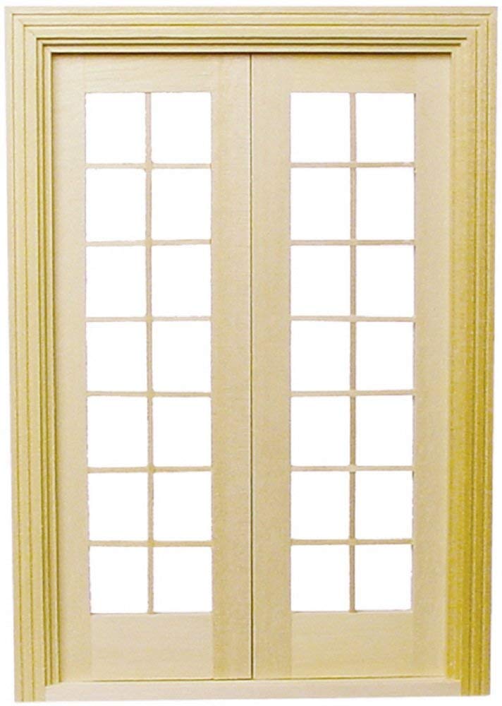 Dollhouse Miniature Classic French Doors