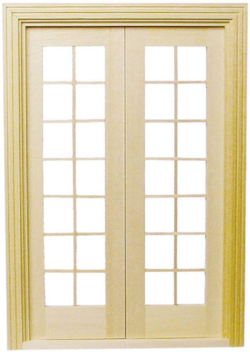 Dollhouse Miniature Classic French Doors