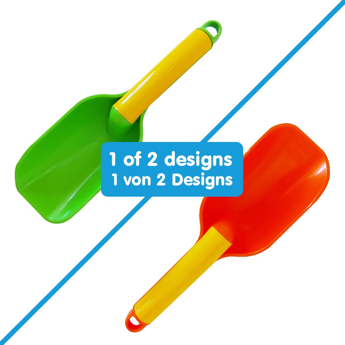 Gowi Toys 559-12 Hand Shovel (Pack of 2 - Colours Vary)
