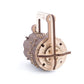 Ugears Combination Lock - DIY 3D Wooden Puzzles for Adults Cryptex - Create Your Own Secret Code - Inspired by The Da Vinci Code DIY Model Kits
