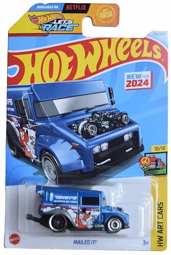 Hot Wheels Mailed It, HW Art Cars 10/10 [Blue] 164/250