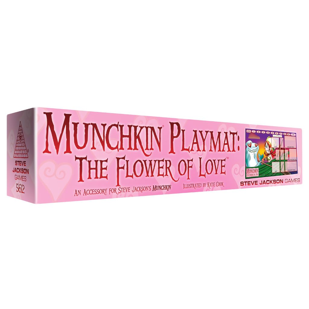 Steve Jackson Games Munchkin Playmat: The Flower of Love Score Tracker | Level Counter | Card Game Accessory for Adults Kids Family | Fantasy