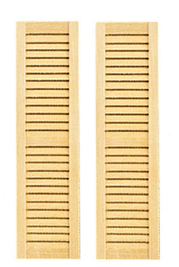 Dollhouse Miniature Small Louvered Shutter