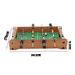14 Inch Foosball Table, Wooden Soccer Game Tabletop, Mini Indoor Table Soccer Set for Game Rooms, Parties, Family Night