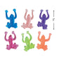 Fun Express Mini Sticky Frogs - Fun Toys for Kids, Party Favors, VBS 2026 Supplies, Vacation Bible School Decorations - 4-DZ Sticky Frog Toys - 48