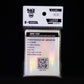 Black Lotus 100PCS Rainbow Foil Transparent Laser Clear Sleeves Idol Photo Cards Holographic Protector Trading Cards Shield Cover 61x88mm