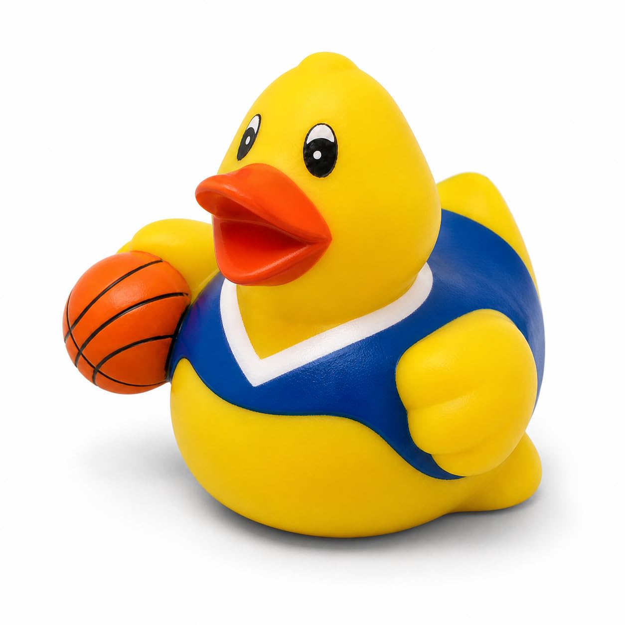 3 Inch DUCKY CITY Basketball Rubber Duck [Sealed, Floats Upright] for Jeep Ducks, Sports Bath Toy for Kids and Toddlers, Baby Safe Funny Duck Gift