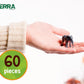 Terra by Battat - 60 Pieces Wild Creatures Tube - Realistic Mini Animal Figurines - Lion, Hippo, Tiger, Bear & More Safari Animals - Educational Toys