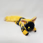 Boss Monsta Protobean V3 Plushie - Yellow | Soft & Squishy Collectible Plush Toy | Adorable Robot Bean Plush for Snuggles & Display