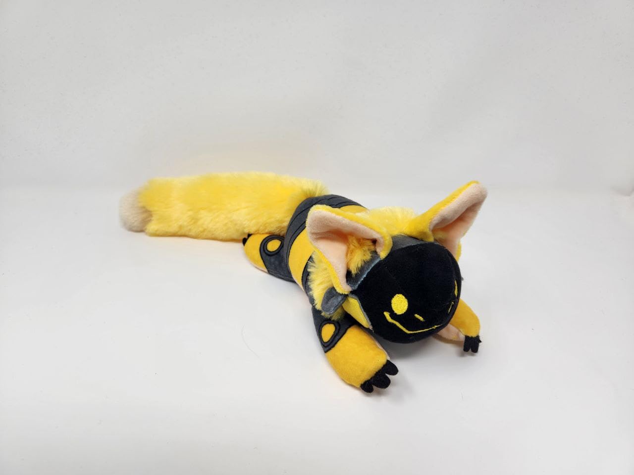 Boss Monsta Protobean V3 Plushie - Yellow | Soft & Squishy Collectible Plush Toy | Adorable Robot Bean Plush for Snuggles & Display