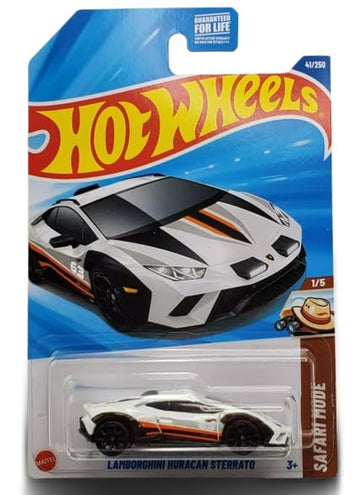 Hot Wheels Lamborghini Huracan Sterrato, Safari Ride, 1:64 Scale Diecast Car, 1/5