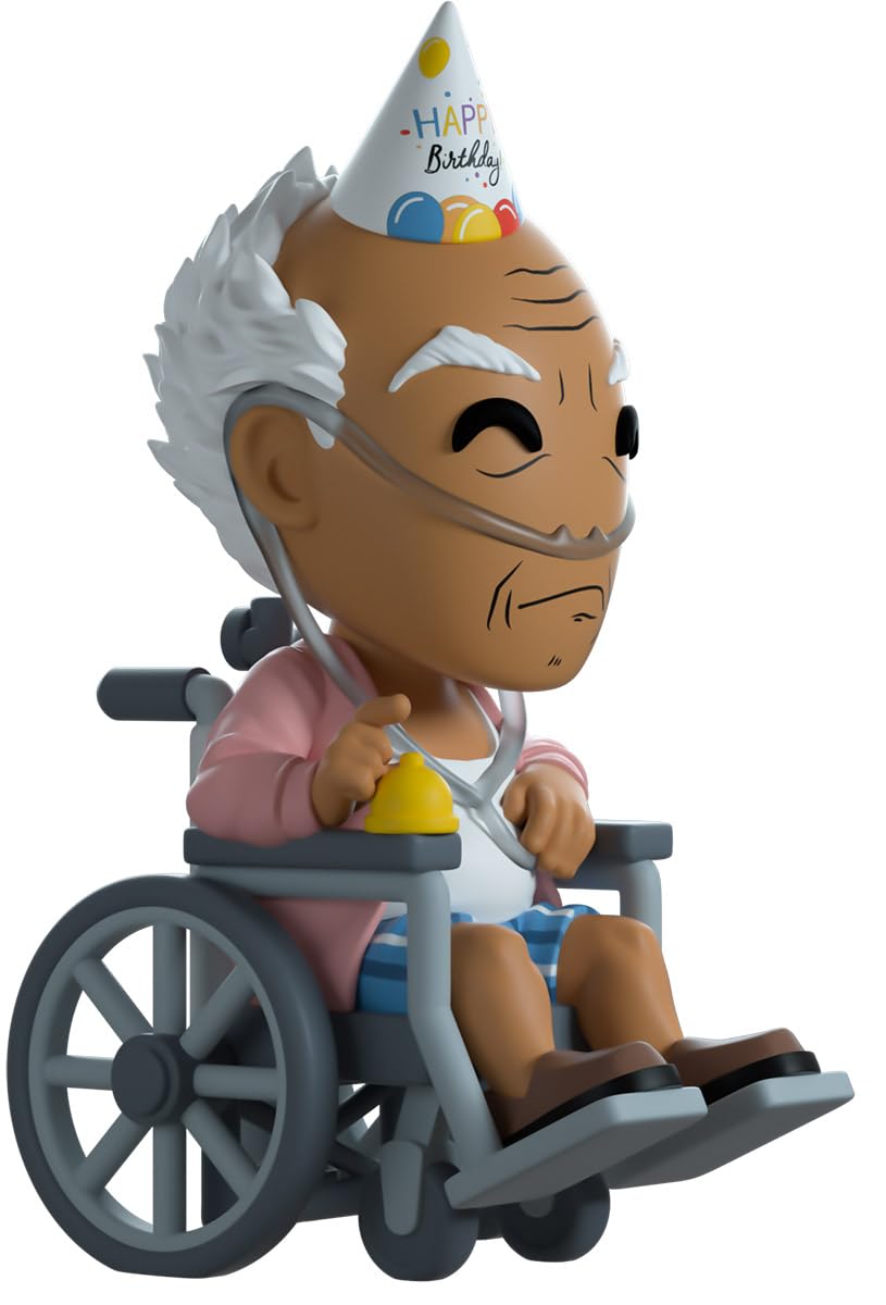 You Tooz Hector Salamanca 5 Inch Vinyl Figure, Official Licensed Hector Salamanca Collectible by Youtooz Breaking Bad Collection, White, Pink