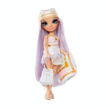 Rainbow High Pacific Coast Margot De Perla- Opal (Iridescent White) Fashion Doll with 2 Designer Outfits, Pool Accessories Playset, Interchangeable