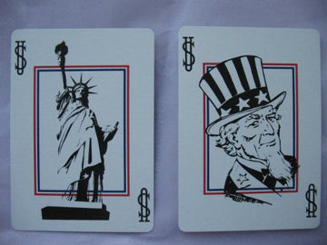 Bicycle Red, White and Blue Series 1 Map USA Design Playing Cards
