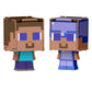 Mattel Minecraft Flippin’ Figs Figures with 2-in-1 Fidget Play, 3.75-inch Scale Toy with Large Head & Pixelated Design