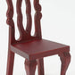 Classics by Handley Dollhouse Miniature Side Chair, Mahogany