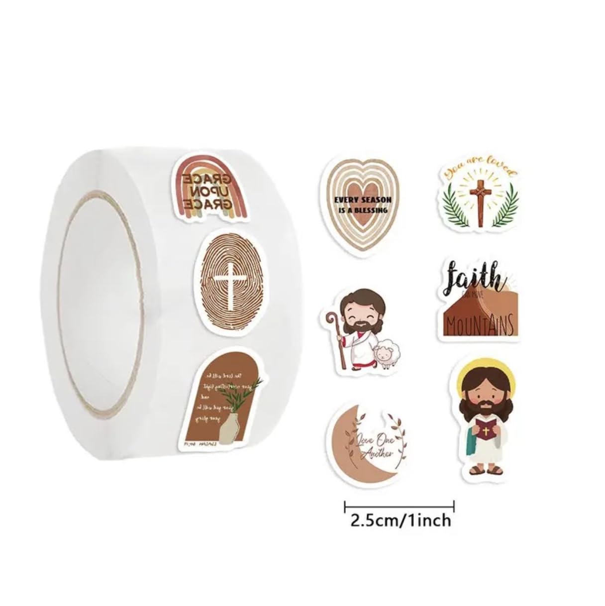 500 Christian Stickers by Christ Comic