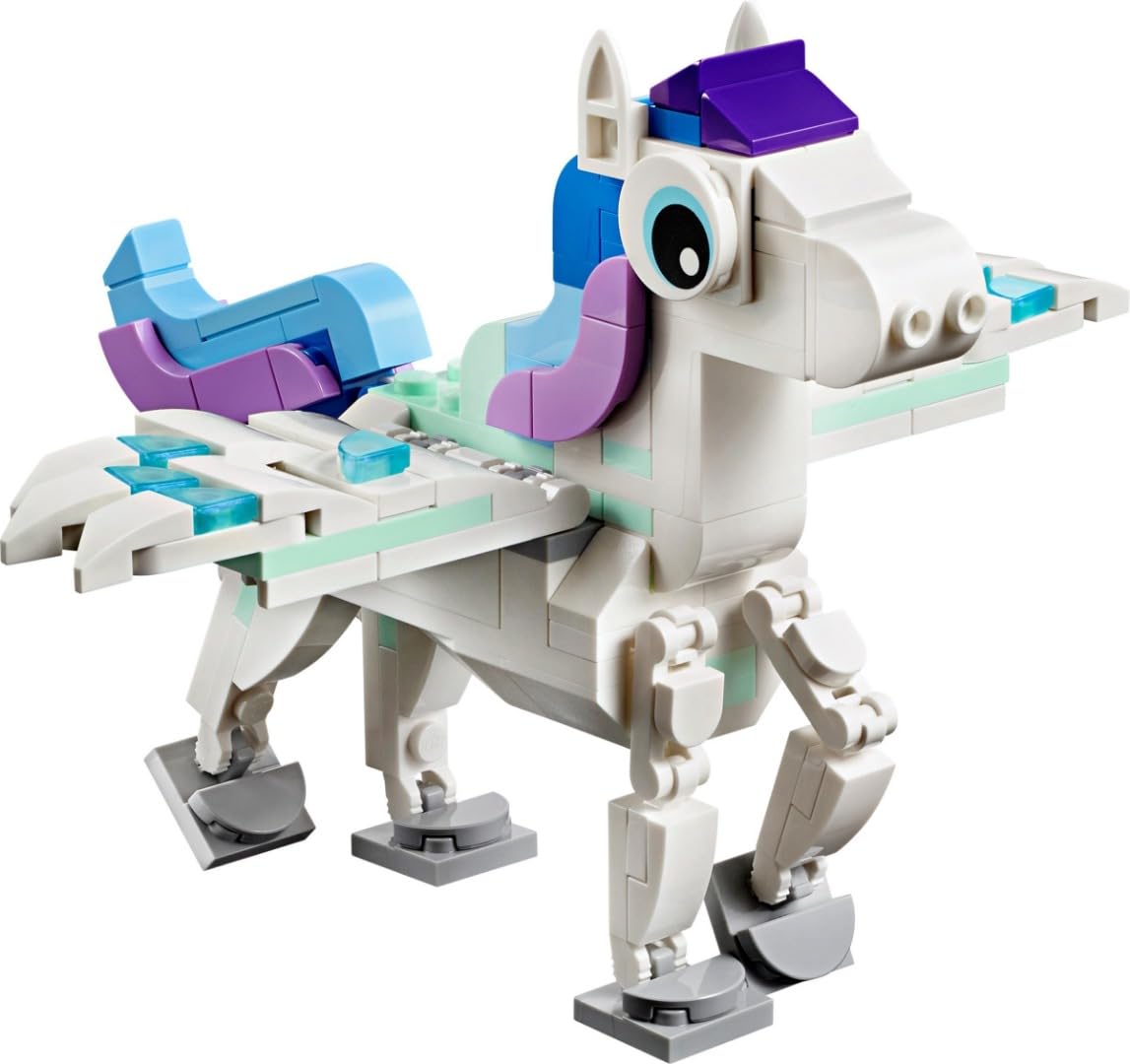 LEGO Creator 3 in 1 Mythical Pegasus, Gift for Grandchildren, Girls and Boys, Buildable Toys, 40691 (278 Pieces)