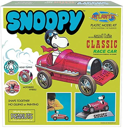 ATLANTIS TOY & HOBBY INC. Snoopy and Race Car AANM6894 Plastic Models Other Misc