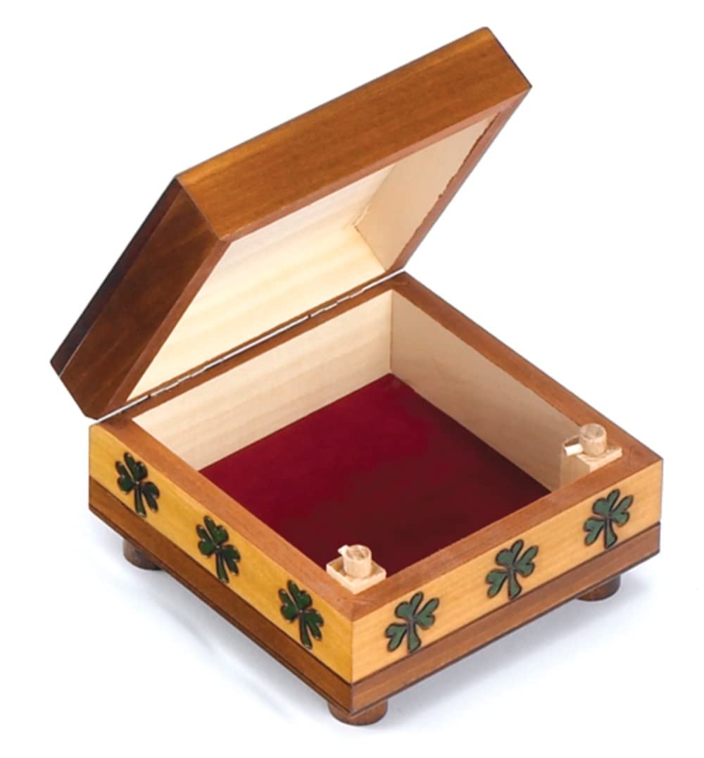 PolishArt Claddaugh - Secret Wooden Puzzle Box