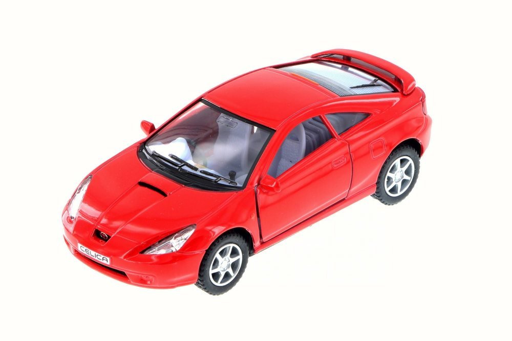 Kinsmart Toyota Celica, Red 5038D - 1/34 Scale Diecast Model Toy Car but NO Box