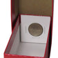 Guardhouse 4 ½" Single Row Storage Box for 2" Paper and Plastic Coin Holders 6 Pack Red