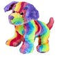 Cuddly Soft 16 inch Stuffed Rainbow Stripe Dog...We Stuff 'em...You Love 'em!