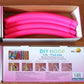 Sports Hoop DIY Hoop 2B, 1.8 lb Large, Pink, 2 Tapes Included, Fat Loss