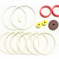 Game Room Guys Williams Aces & Kings Pinball White Rubber Ring Kit
