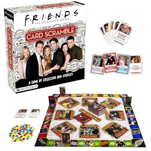 AQUARIUS Friends The Television Series Card Scramble, Multi-colored (97512)