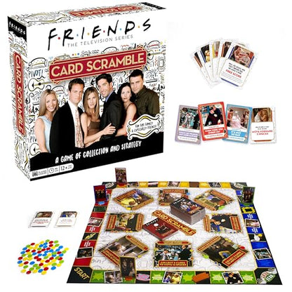 AQUARIUS Friends The Television Series Card Scramble, Multi-colored (97512)