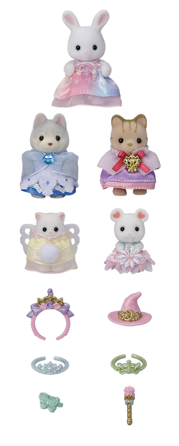 Calico Critters Royal Princess Set - Doll Playset with 5 Figures and Accessories for Children Ages 3+