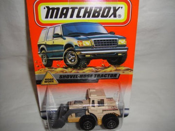 MATCHBOX #28 OF 100 ROAD WORK SERIES SHOVEL-NOSE TRACTOR DIE-CAST COLLECTIBLE