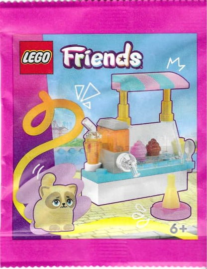 LEGO Friends Accessory Set: Cat (Pom) with Ice Creme Stand (29 pcs)
