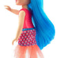 Barbie Dreamtopia Chelsea Sprite Doll, 7-inch, with Blue Hair Wearing Fashion and Accessories, Multi (GJJ94)