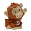 Fisher-Price Replacement Part for Collectible Little People Alphabet Fun Zoo Safari Farm Playset JGR92 - Replacement Letter M Brown and Tan Monkey