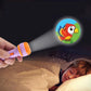 Magik Slide Projector Flashlight Children's Projection Light Toy Holiday Education (Green, 1 Pack)