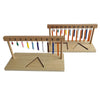 Kghios Montessori Math Toys Materials for Toddlers 1-20 Beaded Hanger Color Bead Stairs with Beads Montessori Mathematics Eductional Materials